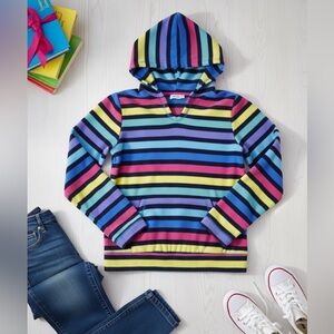 Girls Striped Hoodie